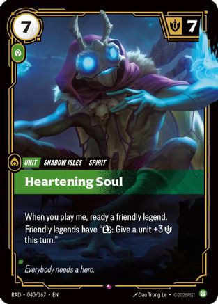 Heartening Soul - 040/167 - Rare