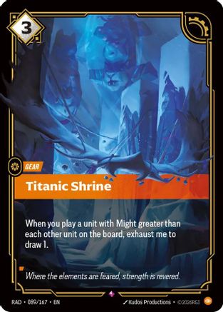 Titanic Shrine - 089/167 - Rare