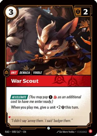 War Scout - 008/167 - Common