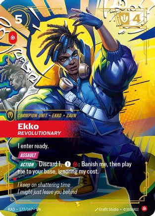 Ekko, Revolutionary (Overnumbered) - 177/167 - Showcase