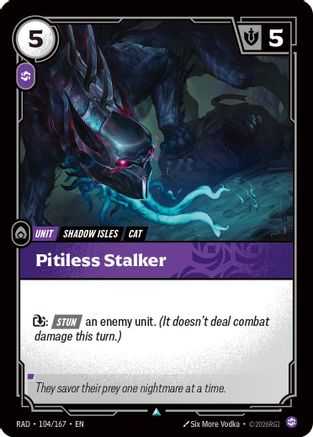 Pitiless Stalker - 104/167 - Uncommon (Foil)