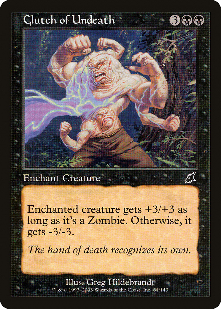 Clutch of Undeath (SCG-061)  Foil