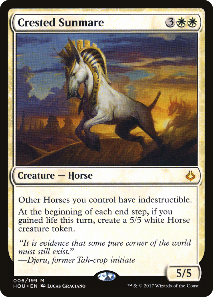 Crested Sunmare (HOU-006)  Foil