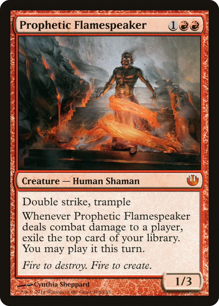 Prophetic Flamespeaker (JOU-106)  Foil