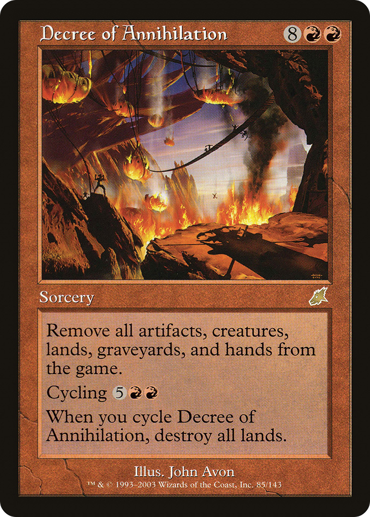Decree of Annihilation (SCG-085)  Foil
