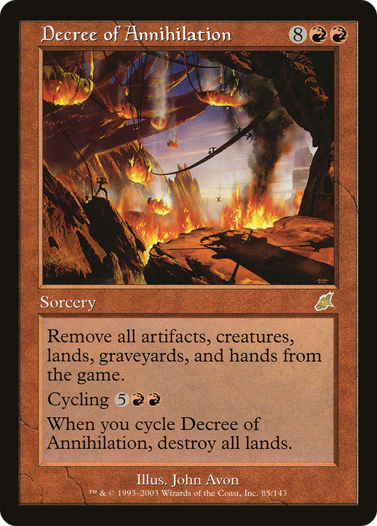 Decree of Annihilation (SCG-085)  Foil