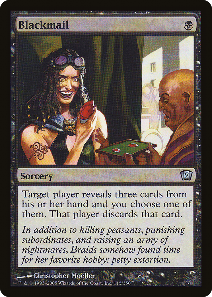 Blackmail (9ED-115)  Foil