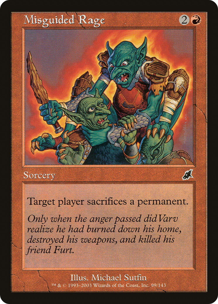Misguided Rage (SCG-099)