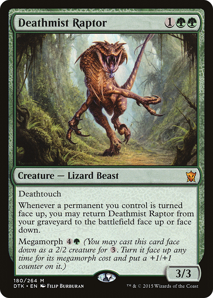 Deathmist Raptor (DTK-180)  Foil