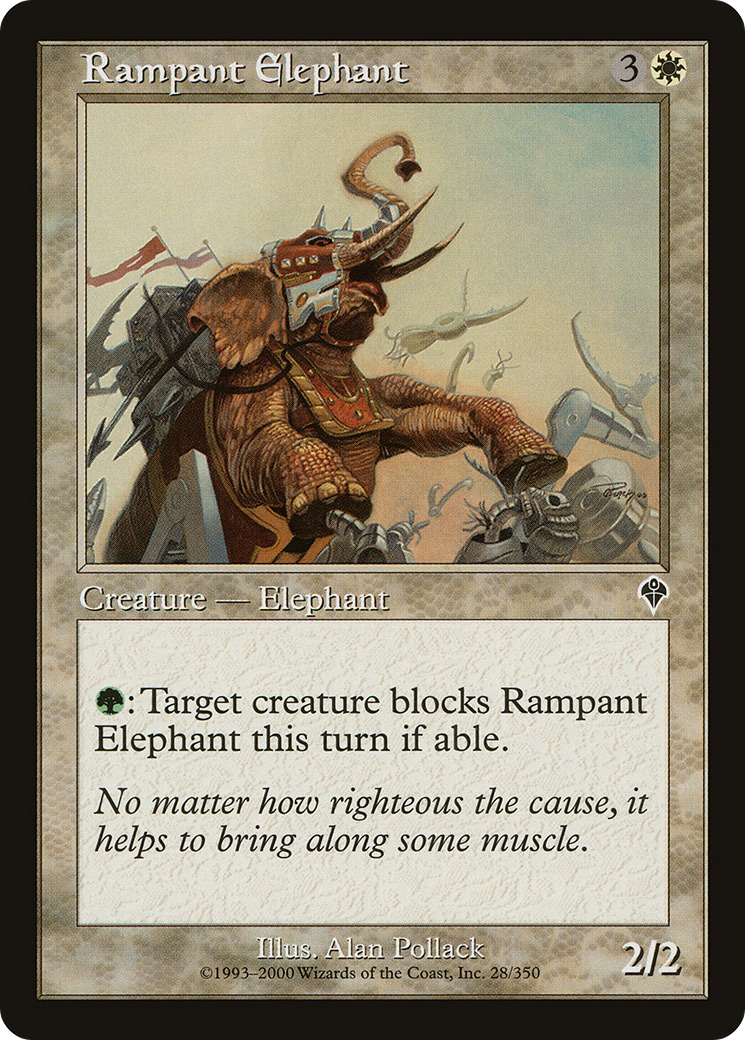 Rampant Elephant (INV-028)  Foil