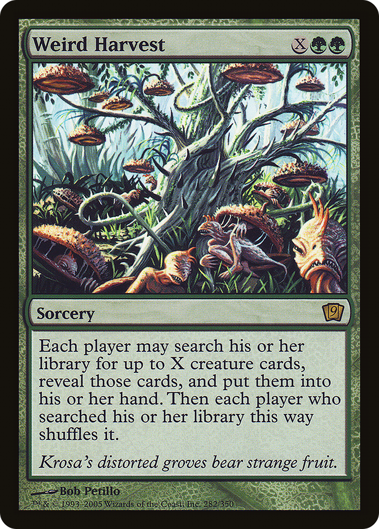 Weird Harvest (9ED-282)  Foil
