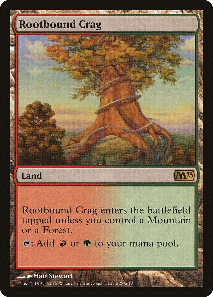 Rootbound Crag (M13-228)  Foil