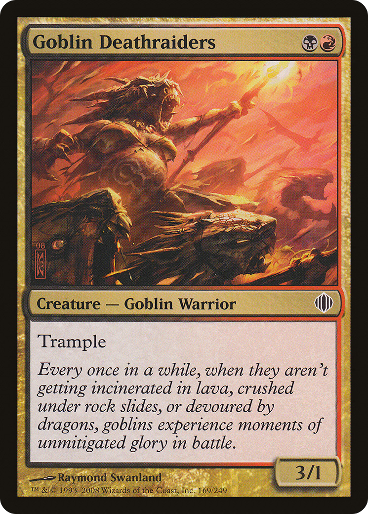 Goblin Deathraiders (ALA-169)  Foil