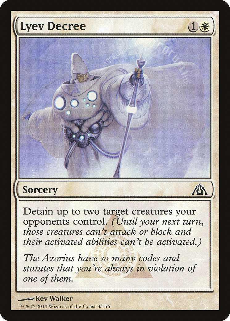 Lyev Decree (DGM-003)  Foil