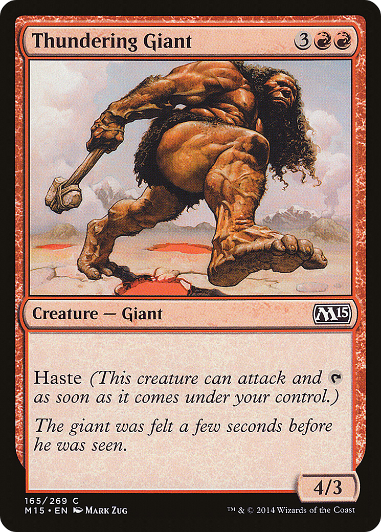 Thundering Giant (M15-165)  Foil