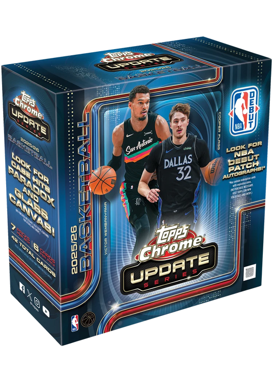 2025-26 Topps Chrome® Updates Basketball - Mega Box