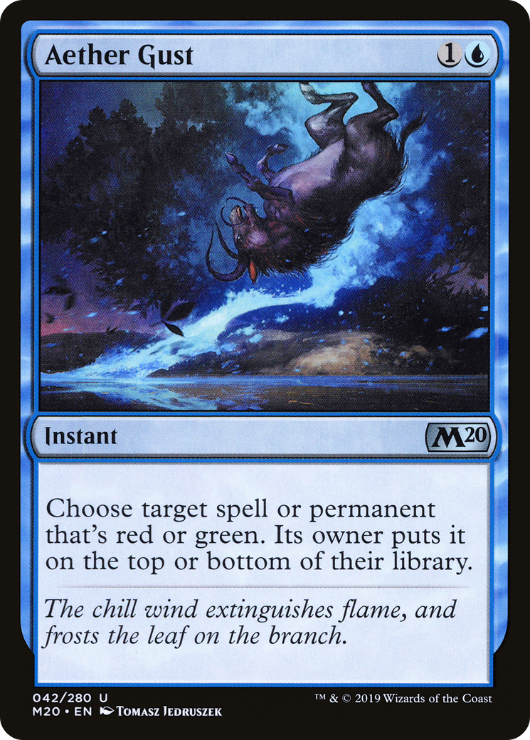Aether Gust (M20-042)  Foil