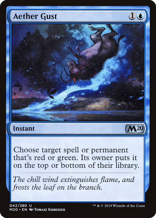 Aether Gust (M20-042)  Foil