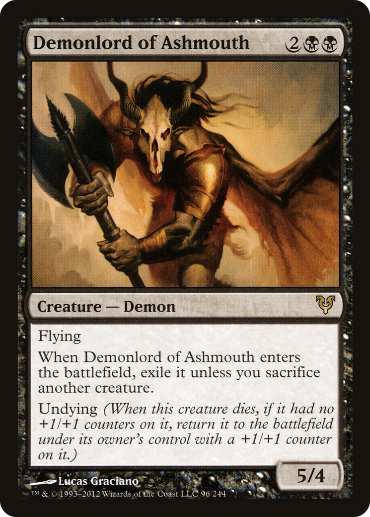 Demonlord of Ashmouth (AVR-096)  Foil