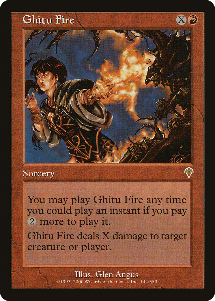Ghitu Fire (INV-144)  Foil