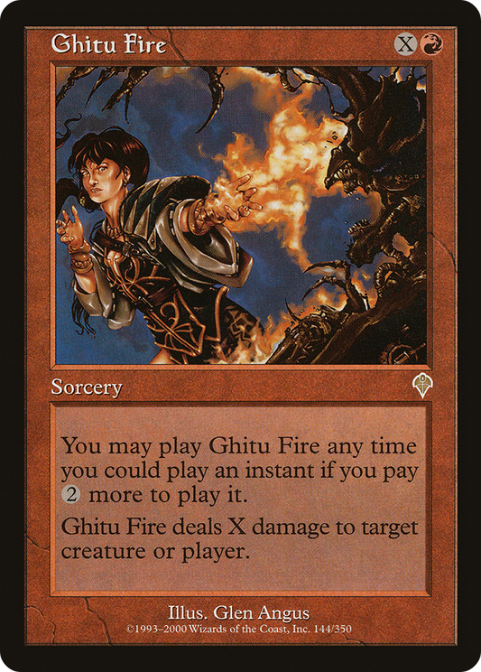 Ghitu Fire (INV-144)  Foil