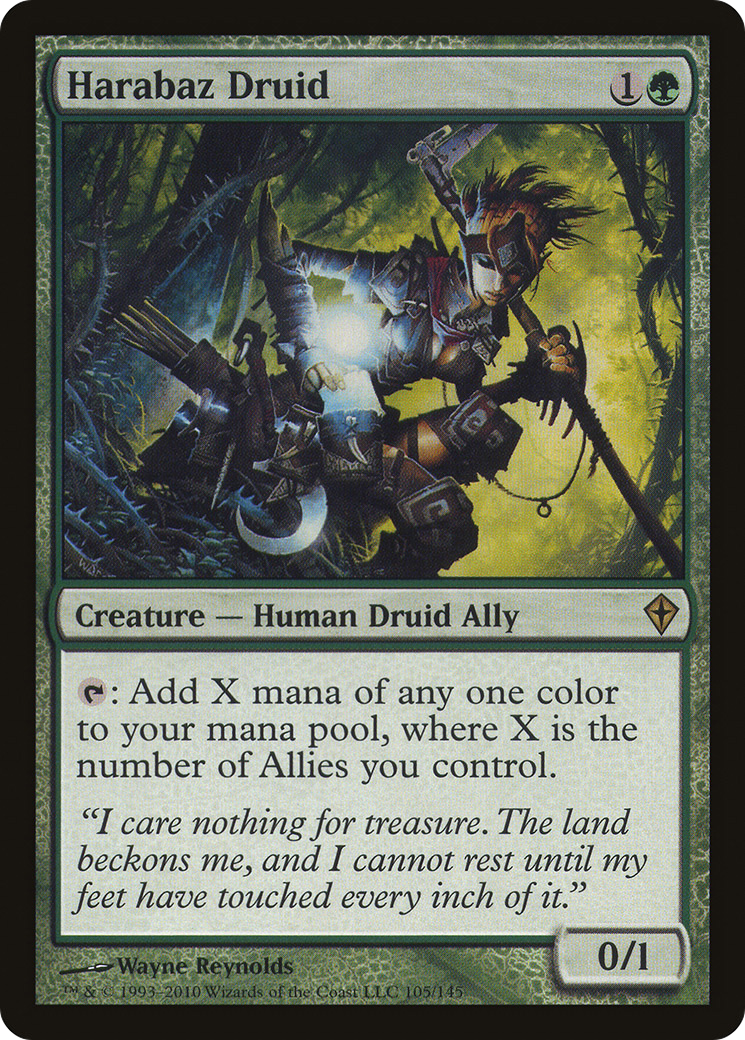 Harabaz Druid (WWK-105)  Foil