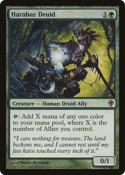 Harabaz Druid (WWK-105)  Foil