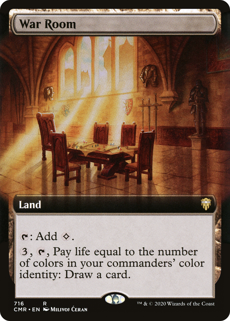 War Room (Extended Art) (CMR-716)  Foil