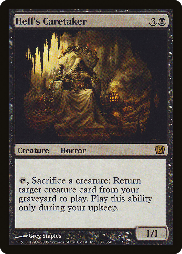 Hell's Caretaker (9ED-137)  Foil