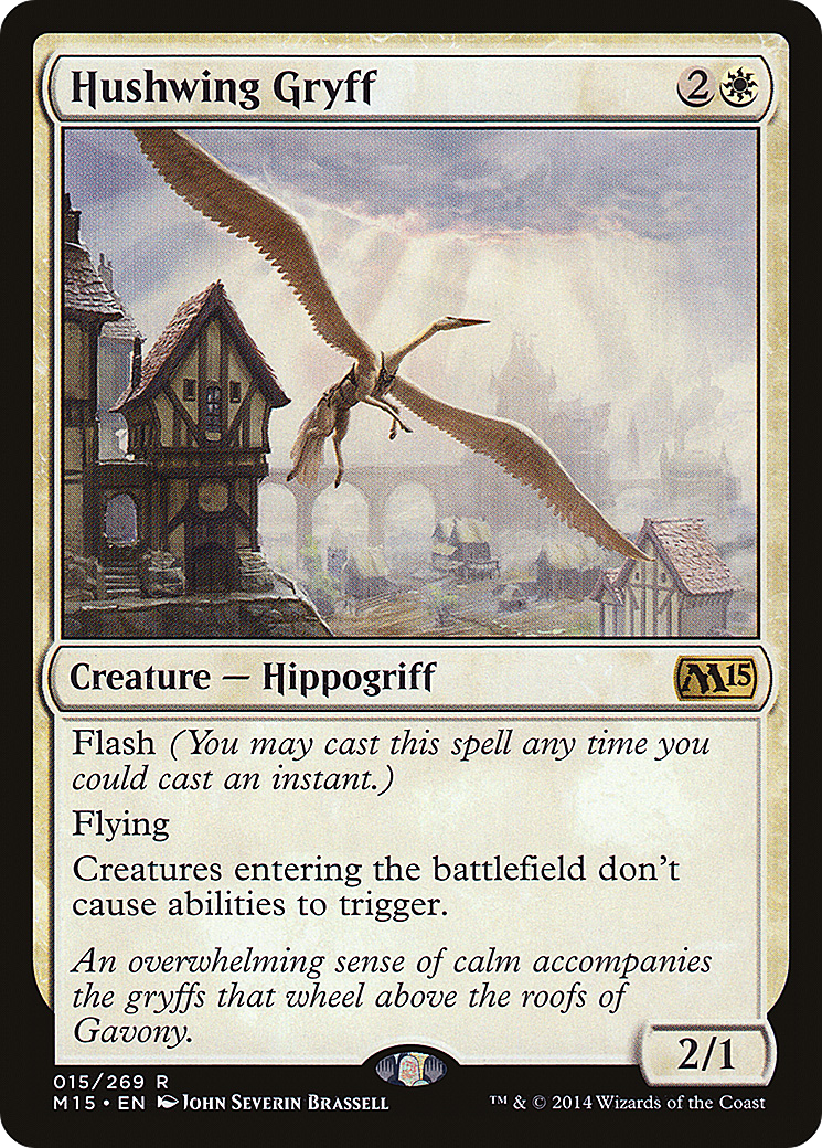 Hushwing Gryff (M15-015)  Foil