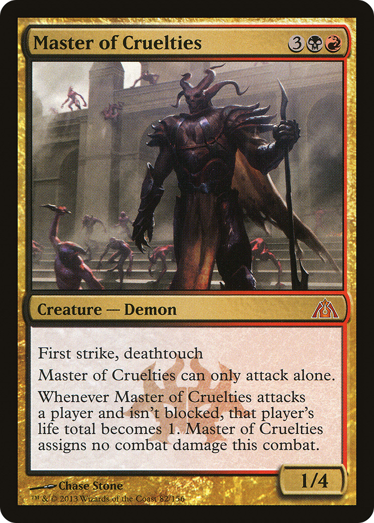 Master of Cruelties (DGM-082)  Foil