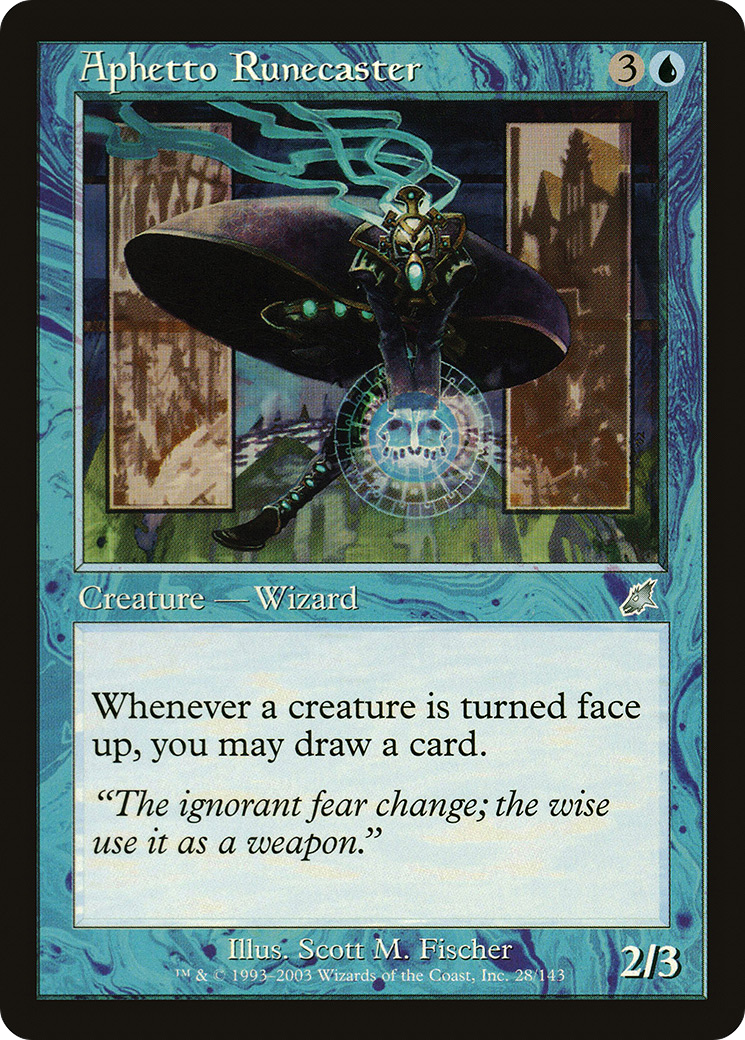 Aphetto Runecaster (SCG-028)  Foil
