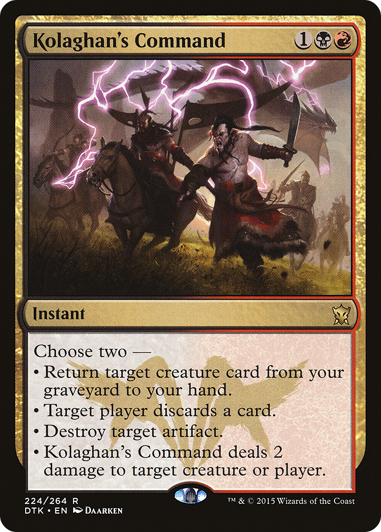 Kolaghan's Command (DTK-224)  Foil