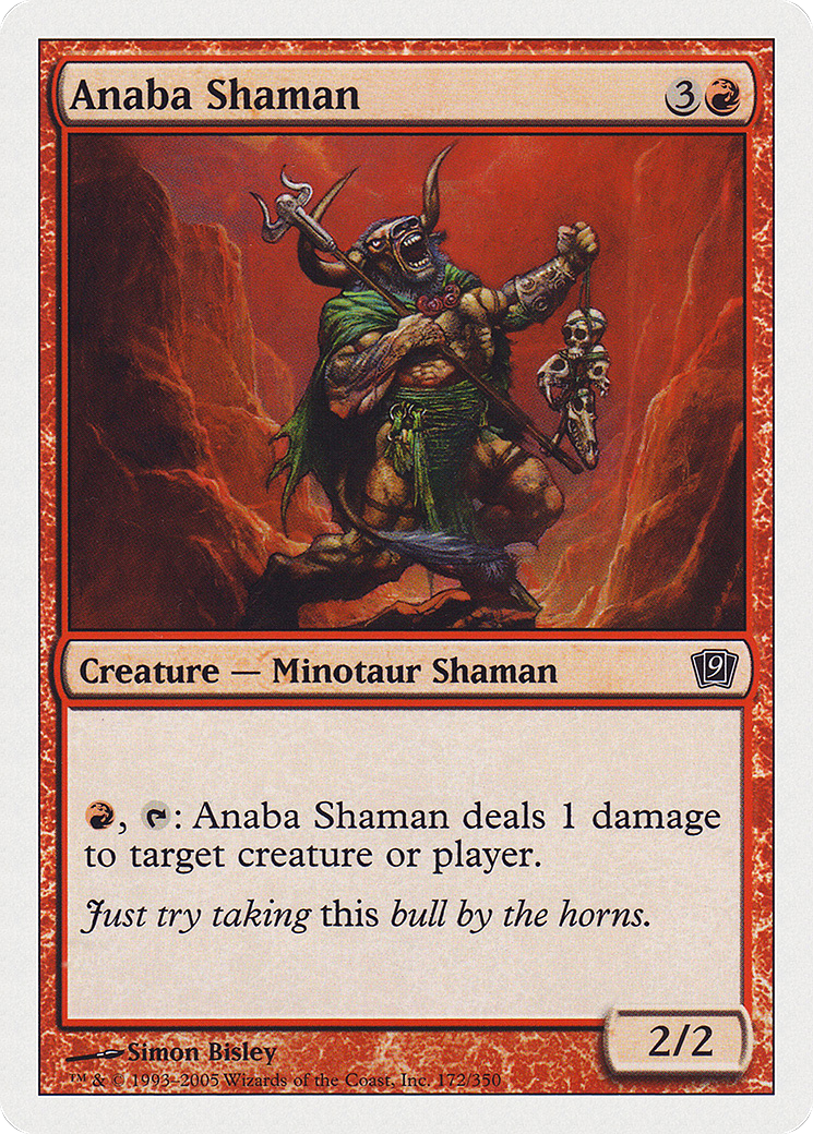 Anaba Shaman (9ED-172)  Foil