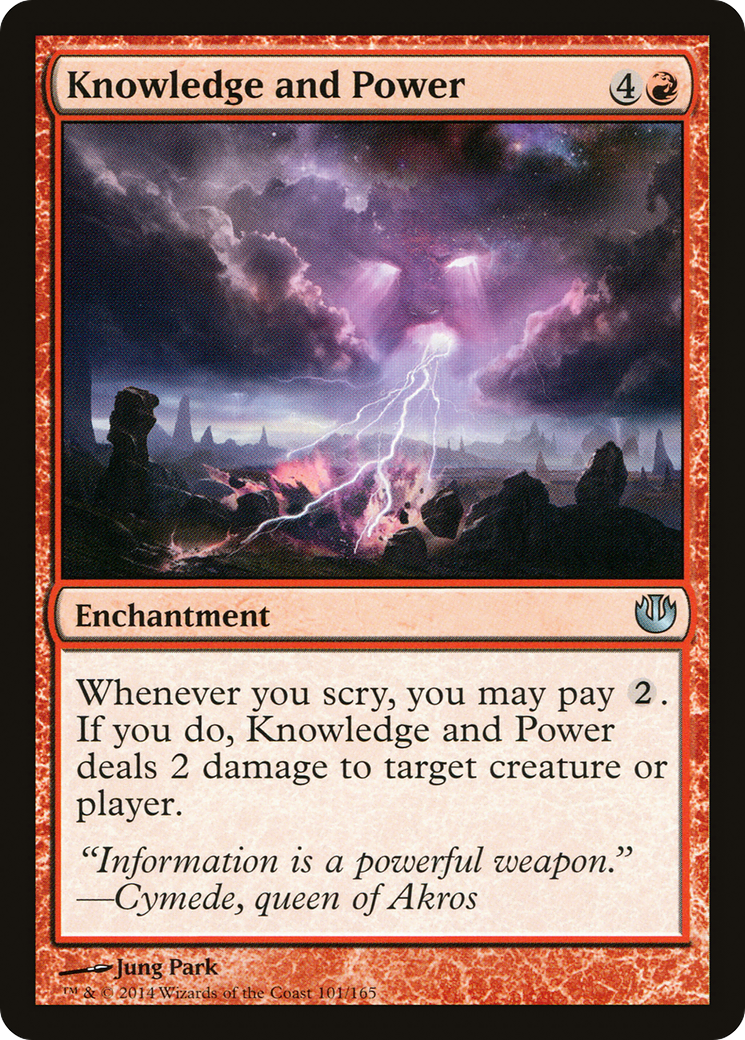 Knowledge and Power (JOU-101)  Foil