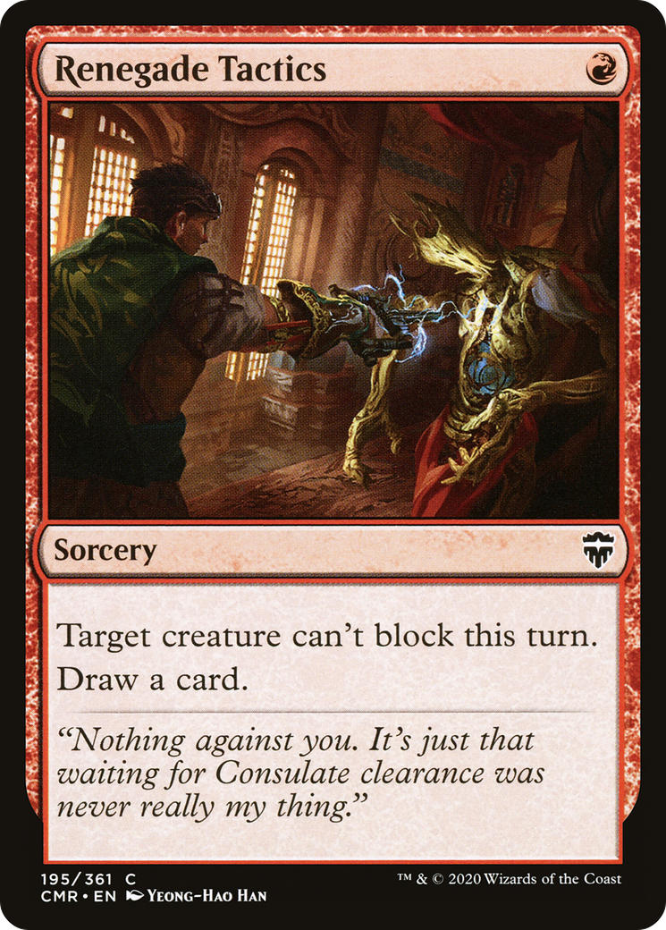 Renegade Tactics (CMR-195)  Foil