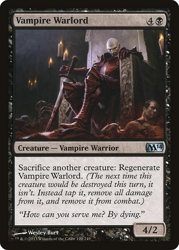 Vampire Warlord (M14-120)  Foil