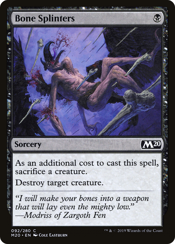 Bone Splinters (M20-092)  Foil