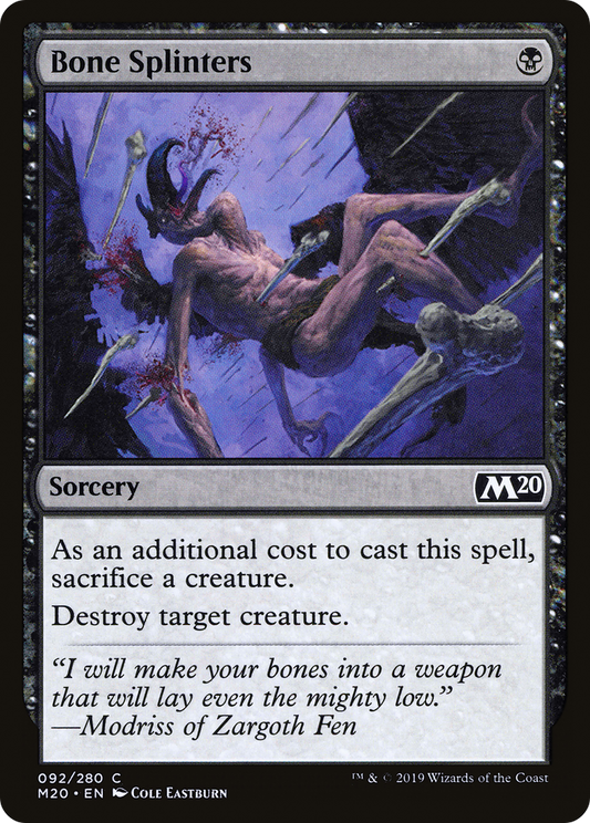 Bone Splinters (M20-092)  Foil