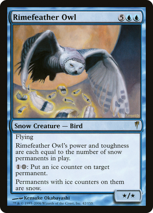 Rimefeather Owl (CSP-042)  Foil