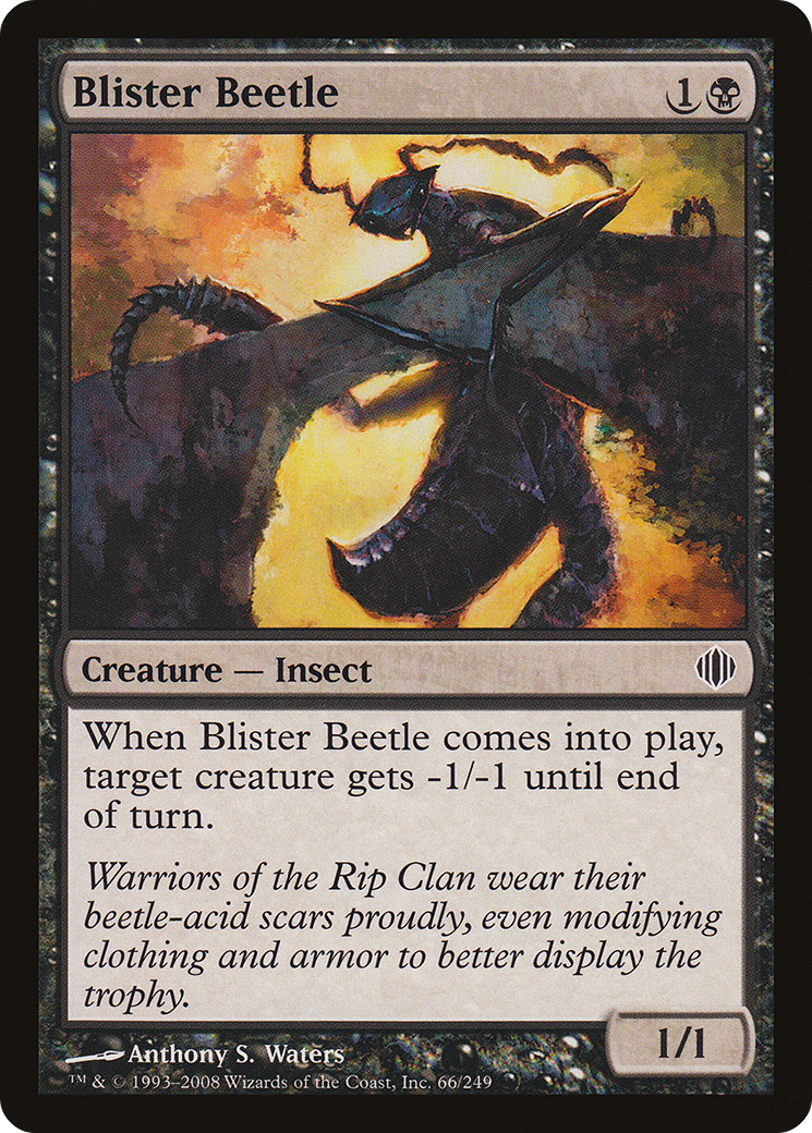 Blister Beetle (ALA-066)  Foil