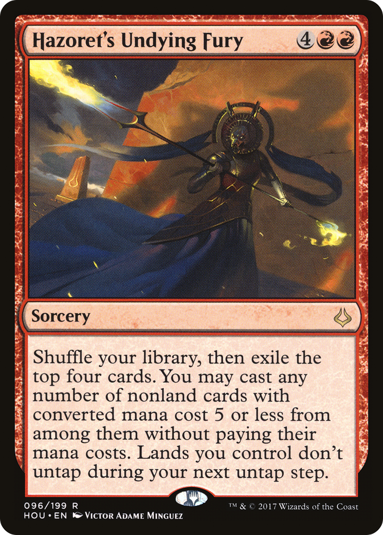 Hazoret's Undying Fury (HOU-096)  Foil