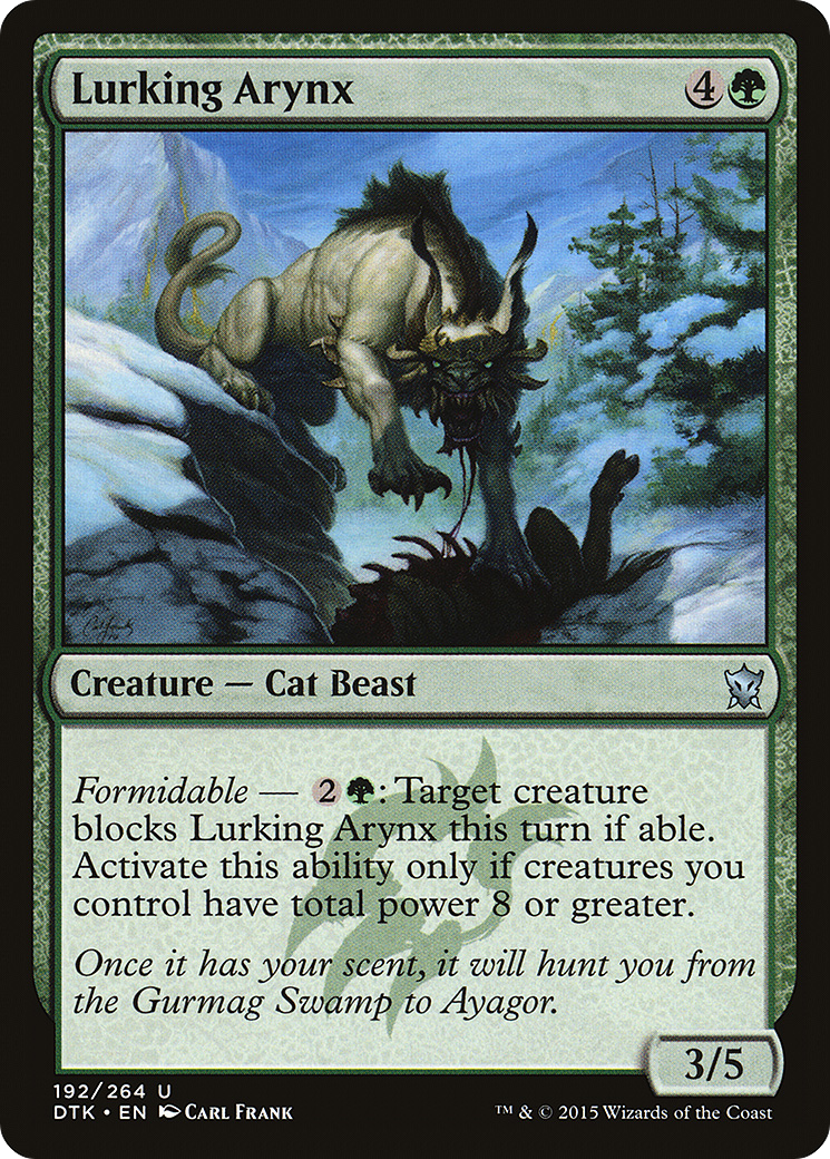 Lurking Arynx (DTK-192)  Foil