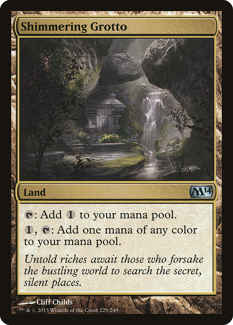 Shimmering Grotto (M14-229)  Foil
