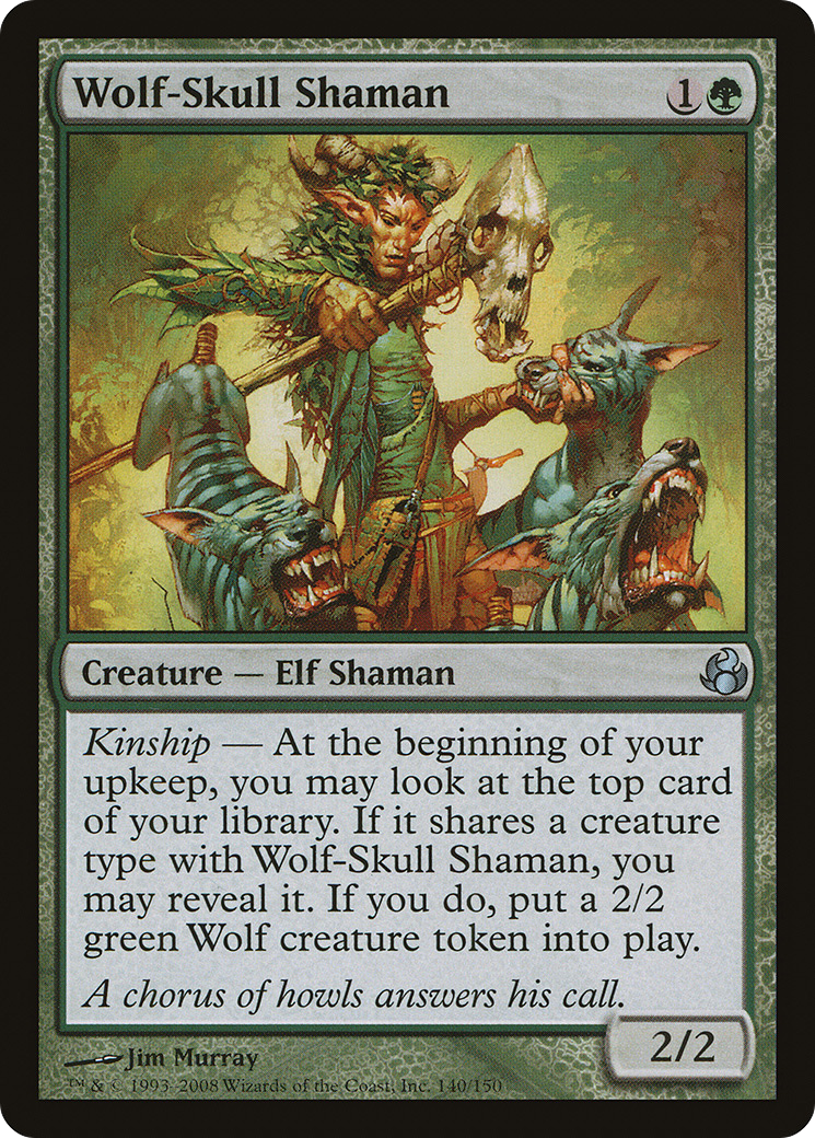 Wolf-Skull Shaman (MOR-140)  Foil