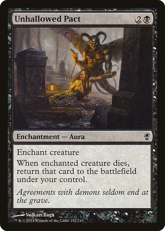Unhallowed Pact (CNS-131)  Foil