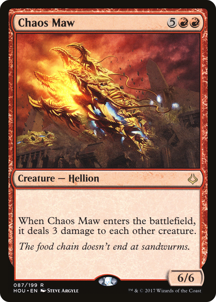 Chaos Maw (HOU-087)  Foil