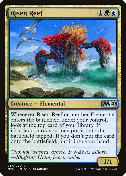 Risen Reef (M20-217)  Foil