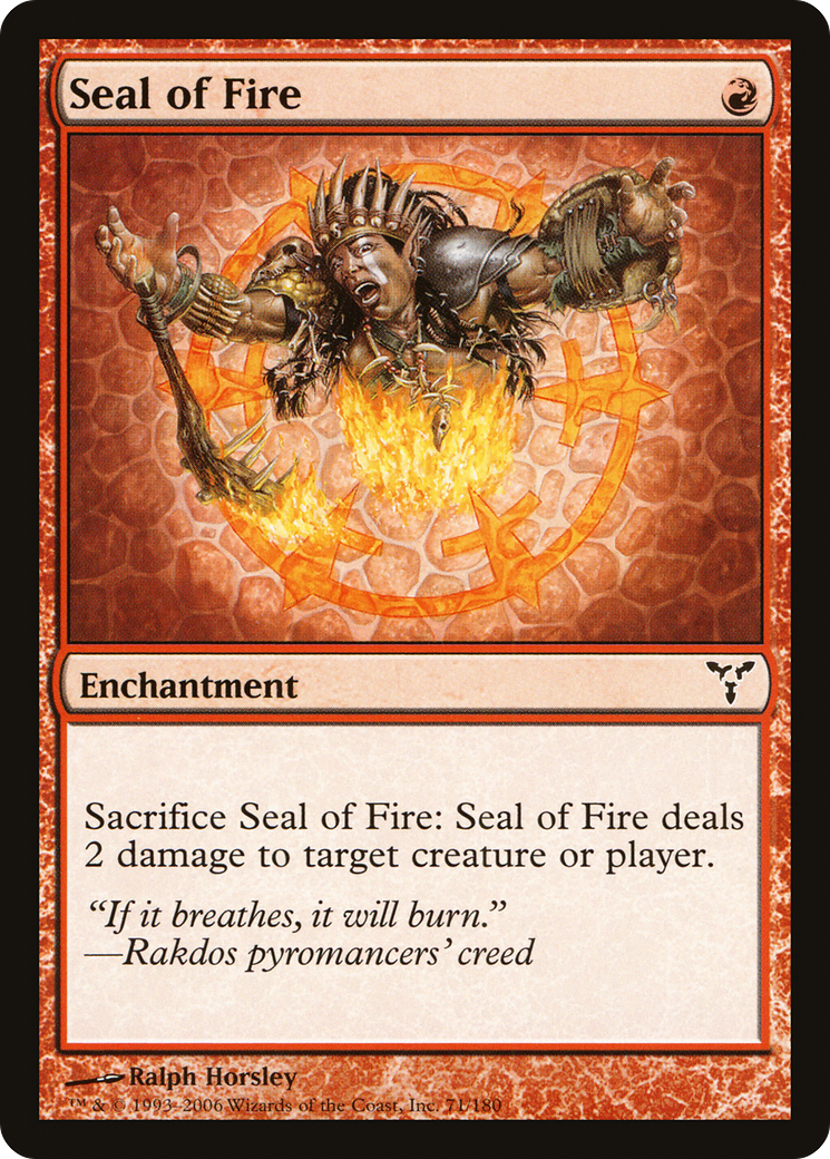 Seal of Fire (DIS-071)  Foil