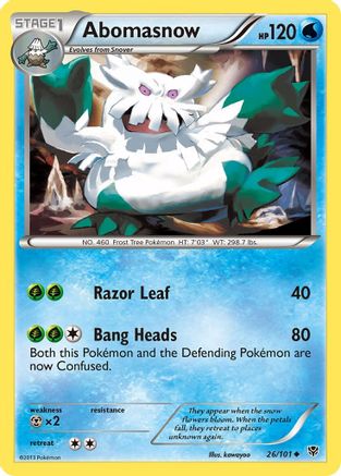 Abomasnow - 26/101 - Uncommon